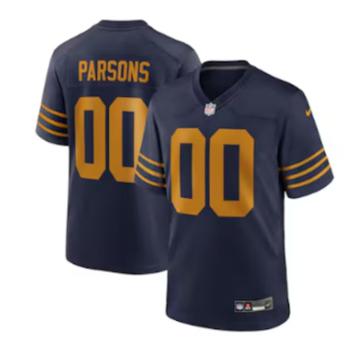 Men Custom green bay packers blue 2025 Nike NFL jersey->customized nfl jersey->Custom Jersey